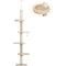 Show in main carousel: PAWZ Road 95 to 107-in Adjustable Polyester Floor-to-Ceiling Cat Tree Tower, Beige slide 2 of 9