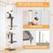 Show in main carousel: PAWZ Road 95 to 107-in Adjustable Polyester Floor-to-Ceiling Cat Tree Tower, Gray slide 6 of 9
