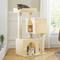 Show in main carousel: PAWZ Road Indoor 44-in Polyester Cat Tree Tower & 2 Cozy Condos, Large, Beige slide 1 of 9
