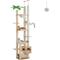 Show in main carousel: PAWZ Road 93 to 101-in Adjustable Polyester Wood Floor-to-Ceiling Cat Tree Tall Tower & Condo, Beige slide 2 of 9