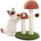 Show in main carousel: PAWZ Road 19-in Polyester Mushroom Cat Scratching Post with Interactive Toy Ball, Brown slide 1 of 9