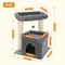 Show in main carousel: PAWZ Road 26.8-in Polyester Cat Tree Tower & Condo, Large Perch, Gray, Medium slide 2 of 9
