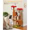 Show in main carousel: PAWZ Road Indoor 52.4-in Polyester Tall Cat Tree Tower & 2 Condos, Brown slide 3 of 8