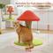 Show in main carousel: PAWZ Road 18-in Polyester Mushroom Cat Scratching Post & Scratcher slide 6 of 8