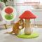 Show in main carousel: PAWZ Road 18-in Polyester Mushroom Cat Scratching Post & Scratcher slide 7 of 8