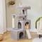 Show in main carousel: PAWZ Road Multi-Level 41-in Polyester Cat Tree Tower with Double Condos, Large, Gray slide 1 of 9