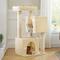 Show in main carousel: PAWZ Road Indoor 44-in Polyester Cat Tree Tower & 2 Cozy Condos, Large, Beige slide 3 of 9