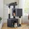 Show in main carousel: PAWZ Road Indoor 44-in Polyester Cat Tree Tower & 2 Cozy Condos, Large, Dark Gray slide 1 of 9