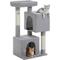 Show in main carousel: PAWZ Road Indoor 44-in Polyester Cat Tree Tower & 2 Cozy Condos, Large, Gray slide 3 of 9