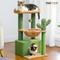 Show in main carousel: PAWZ Road Indoor 33-in Polyester Cat Tree Tower with Large Condo, Cactus Green slide 9 of 11