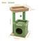 Show in main carousel: PAWZ Road 26.8-in Polyester Cat Tree Tower & Condo, Large Perch, Green, Small slide 4 of 10