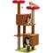 Show in main carousel: PAWZ Road Indoor 52.4-in Polyester Tall Cat Tree Tower & 2 Condos, Brown slide 7 of 8