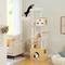 Show in main carousel: PAWZ Road 75-in Tall Polyester Cat Tree & 2 Condos with Food Station & Large Hammock, Beige slide 1 of 10