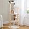 Show in main carousel: PAWZ Road Indoor 49-in Polyester Modern Cat Tree Tower, Medium, Wood Beige slide 9 of 10