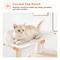 Show in main carousel: PAWZ Road Indoor 49-in Polyester Modern Cat Tree Tower, Medium, Wood Beige slide 5 of 10