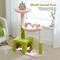 Show in main carousel: PAWZ Road 35-in Polyester Flower Cat Tree with Large Metal Hammock & Condo, Small, Green slide 5 of 9