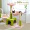 Show in main carousel: PAWZ Road 35-in Polyester Flower Cat Tree with Large Metal Hammock & Condo, Small, Green slide 6 of 9