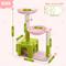 Show in main carousel: PAWZ Road 35-in Polyester Flower Cat Tree with Large Metal Hammock & Condo, Small, Green slide 2 of 9