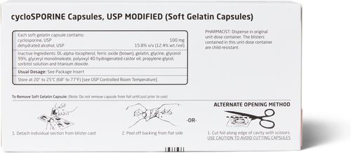Show full view: Cyclosporine (Generic) Modified Capsules for Dogs, 100-mg, 15 capsules slide 4 of 8