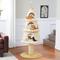 Show in main carousel: PAWZ Road 51.2-in Polyester Modern Cat Tree with Thick Scratch Post & 3 Condos, White slide 8 of 9