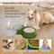Show in main carousel: UPSKY 304 Metal Dual Food & Water Functional Stainless Steel Anti-Skid Dog & Cat Bowl Set with Lids, Green slide 6 of 11