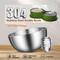 Show in main carousel: UPSKY 304 Metal Dual Food & Water Functional Stainless Steel Anti-Skid Dog & Cat Bowl Set with Lids, Green slide 4 of 11