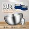 Show in main carousel: UPSKY 304 Metal Dual Food & Water Functional Stainless Steel Anti-Skid Dog & Cat Bowl Set with Lids, Blue slide 3 of 10