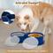 Show in main carousel: UPSKY 304 Metal Dual Food & Water Functional Stainless Steel Anti-Skid Dog & Cat Bowl Set with Lids, Blue slide 7 of 10
