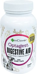InClover Optagest Plant Based Prebiotics & Digestive Enzymes Supplement for Dogs & Cats, 100-gm bottle