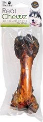 Pet Factory Real Chewz 6 to 8-inch Pork Femur Bone Chewy Dog Treats, 1 count slide 1 of 4