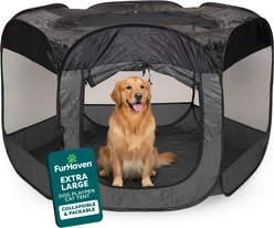 FurHaven Soft-Sided Dog & Cat Playpen, Gray, X-Large