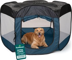 FurHaven Soft-Sided Dog & Cat Playpen, Sailor Blue, X-Large