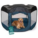 FurHaven Soft-Sided Dog & Cat Playpen, Sailor Blue, X-Large