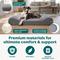 Show in main carousel: FurHaven Ultra Plush Luxe Lounger Orthopedic Cat & Dog Bed with Removable Cover, Gray, Jumbo Plus slide 5 of 11