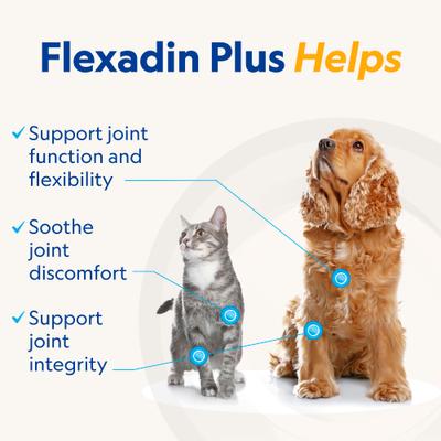 Show full view: Vetoquinol Flexadin Plus Soft Chews Joint Supplement for Cats & Dogs, 90 count slide 3 of 12