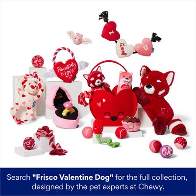 Show full view: Frisco Valentine Double Knot & Rope Ball Dog Toy, Medium, 2 count slide 6 of 8