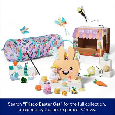 Show full view: Frisco Easter Bunny Basket Variety Pack Cat Toy with Silvervine & Catnip, 15 count slide 6 of 9