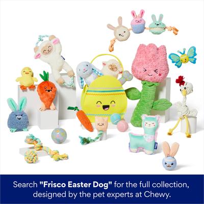 Show full view: Frisco Easter Double Knot & Rope Ball Dog Toy, Medium, 2 count slide 5 of 7