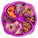 Outward Hound Fun Feeder Interactive Dog Bowl, Purple, 2 cup