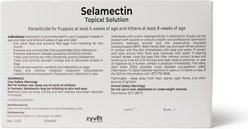 Selamectin Topical Solution For Puppies & Kittens, 0-5 lbs (15mg/0.25mL), 3 Doses (3-mos. supply) slide 2 of 4