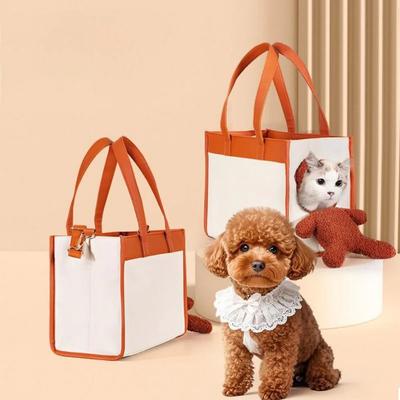 Show full view: NonoPets Cute Lion Sling Dog & Cat Carrier Tote Travel Bag, Large slide 6 of 8