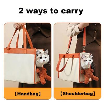 Show full view: NonoPets Cute Lion Sling Dog & Cat Carrier Tote Travel Bag, Large slide 5 of 8