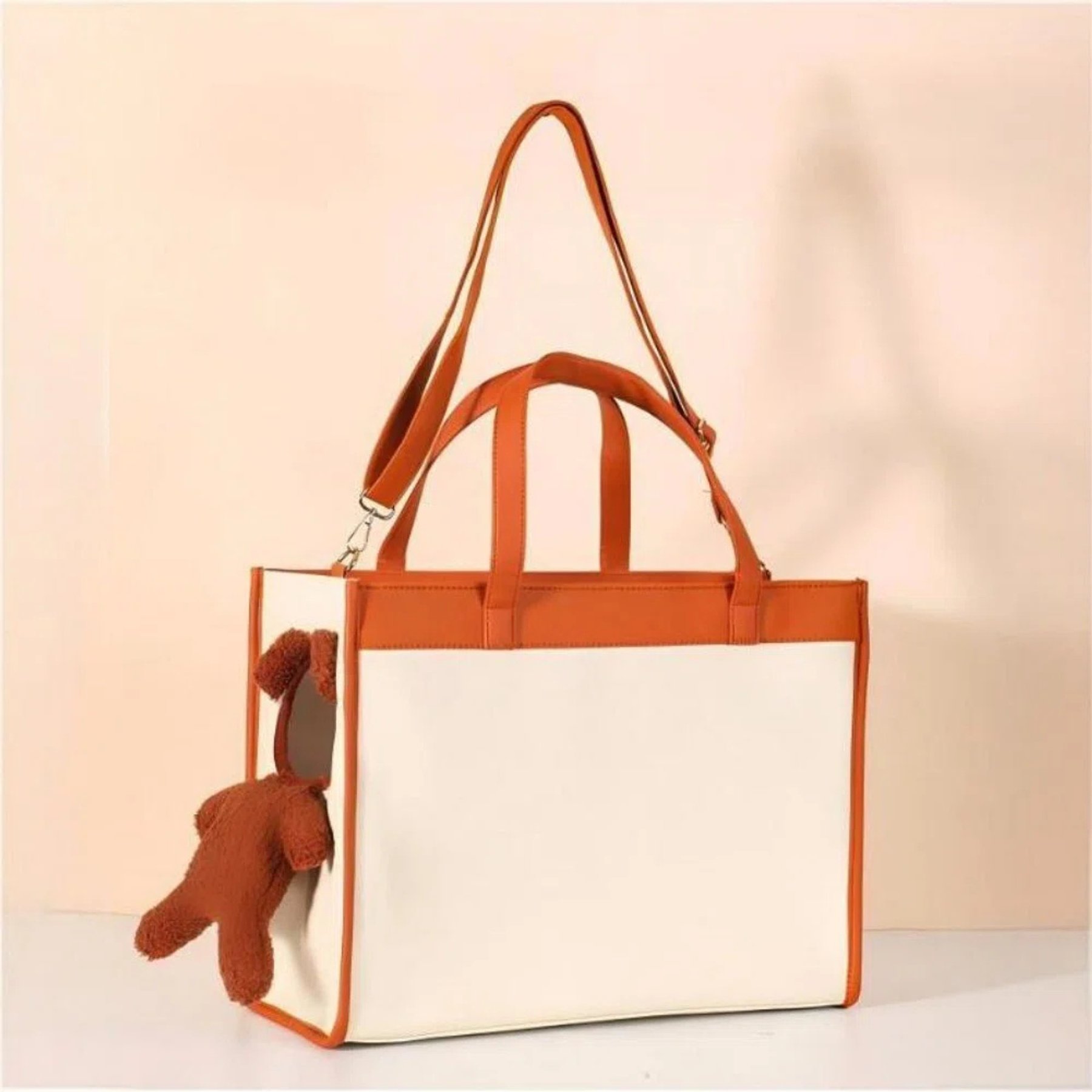 NonoPets Cute Lion Sling Dog & Cat Carrier Tote Travel Bag, Medium