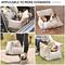 Show in main carousel: Pet Marvel Waterproof Dog & Cat Car Booster Seat with Storage Pockets, Beige slide 7 of 7