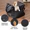 Show in main carousel: Pet Marvel Waterproof Dog & Cat Car Booster Seat with Storage Pockets, Black slide 6 of 7
