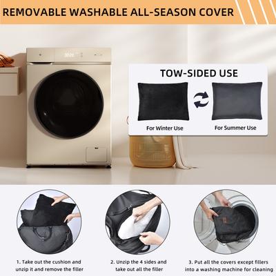 Show full view: Pet Marvel Waterproof Dog & Cat Car Booster Seat with Storage Pockets, Black slide 4 of 7