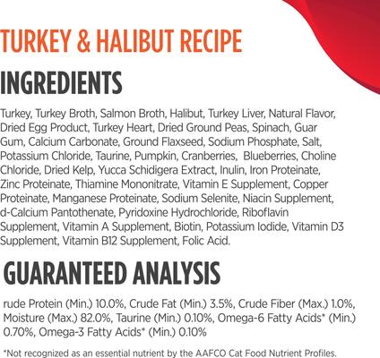 Show full view: Nulo Freestyle Shredded Chicken & Duck, Shredded Beef & Rainbow Trout, Shredded Turkey & Halibut Grain-Free Variety Pack Canned Cat Food, 3-oz can, case of 12 slide 5 of 11