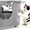 Show in main carousel: Ptlom Stainless Steel High Wide Entry Sided Cat Litter Box, X-Large slide 5 of 12