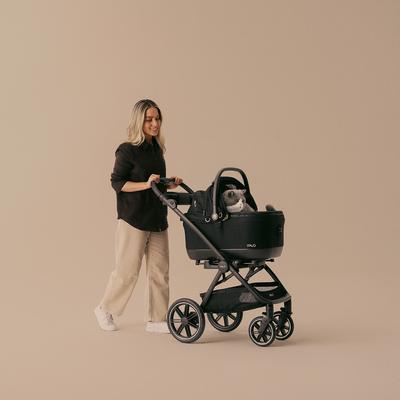 Show full view: Tavo Pets Maeve iso Travel System Dog & Cat Car Seat, Merle, iso6x slide 2 of 10