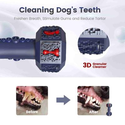 Show full view: Petopia Biting Chew Dog Toy, Blue, Medium slide 5 of 11